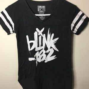 Blink 182 shirt.